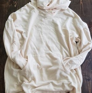 EUC Agnes & Dora Ivory Puff Sleeve Pullover